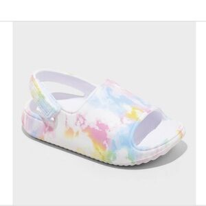 Toddler Beck Footbed Sandals - Cat & Jack Hook and Loop Size 8T new